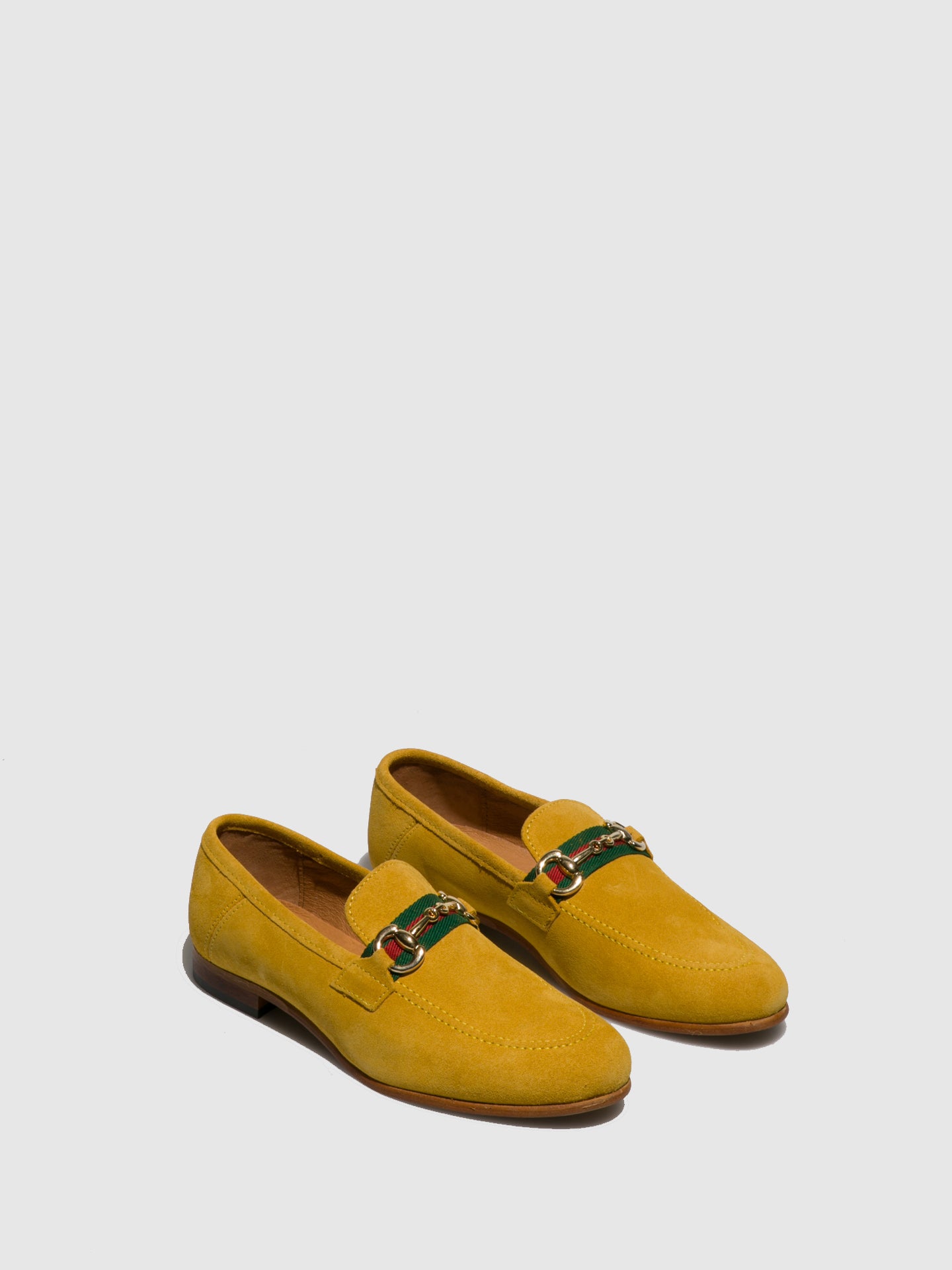 Foreva Yellow Leather Mocassins Shoes
